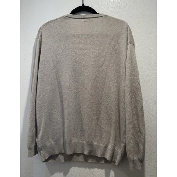 J Crew 100% Cashmere Relaxed V Neck Sweater Women’s Size Small Style# BA394 - Picture 2 of 6